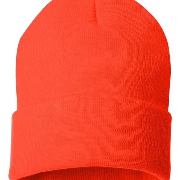 Solid 12" Cuffed Beanie Thumbnail