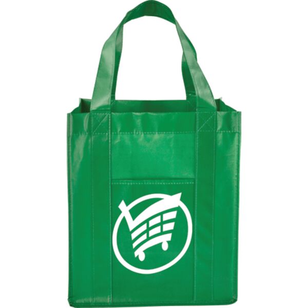Deluxe Laminated Non-Woven Grocery Tote Thumbnail