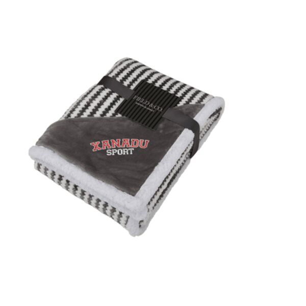 Field & Co.® Chevron Striped Sherpa Blanket Thumbnail