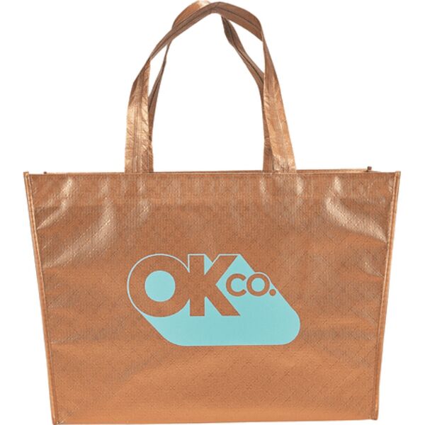 Alloy Laminated Shopper Tote Thumbnail