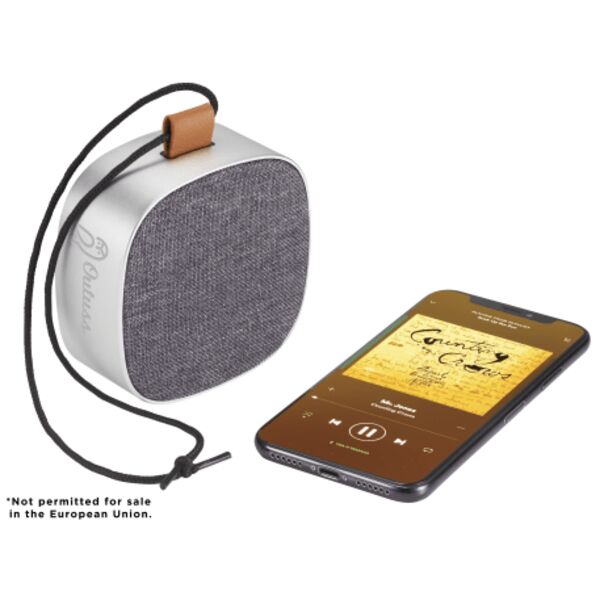 Tahoe Metal & Fabric Waterproof Bluetooth Speaker Thumbnail