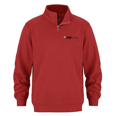 Adult 1/4 Zip Pullover Sweatshirt Embroidered Logo *Personalized with Department* Thumbnail