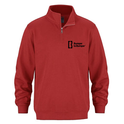 Adult 1/4 Zip Sweatshirt (Embroidered Logo) Thumbnail