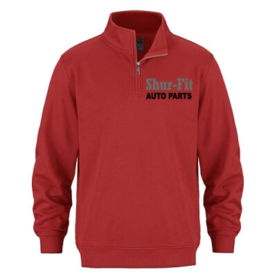 Adult 1/4 Zip Sweatshirt (Embroidered Logo) Thumbnail