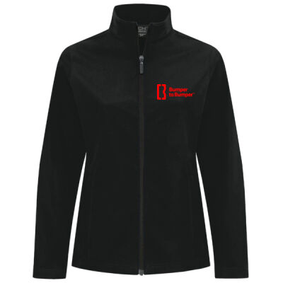 WATER REPELLENT SOFT SHELL LADIES' JACKET (Embroidered Logo) Thumbnail