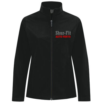 WATER REPELLENT SOFT SHELL LADIES' JACKET (Embroidered Logo) Thumbnail